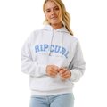 Rip Curl Varsity Hoodie
 Womens Grey Marle / Mid Blue