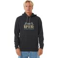 Rip Curl Down The Line Hooded
 Mens Washed Black