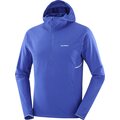 Salomon Sense Aero Hybrid Half Zip Hood Jacket Mens Surf The Web