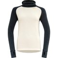 Devold Expedition Merino Silk Hoodie Womens Ink/Off White