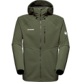 Mammut Ultimate Comfort SO Hooded Jacket Mens Dark Marsh