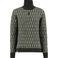 Ulvang Echo Half Zip Sweater Charcoal Melange / Off White