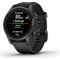 Garmin - Carbon Gray DLC Ti / Black