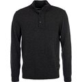 Barbour Essential Patch Half Zip Mens Charcoal