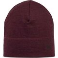 Buff Lightweight Merino Wool Hat (1 Layer) Solid Garnet