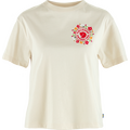 Fjällräven Fjällblomster Logo T-shirt Womens Chalk White (113)