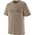 Patagonia Cap Cool Merino Blend Graphic Shirt Mens Strata Stripe: Seabird Grey