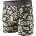 Patagonia Essential Boxer Briefs - 6 in. Mens Across Oceans: Pine Needle Green