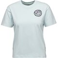 Black Diamond Rope Badge Short Sleeve Tee Womens Belay Blue