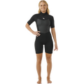 Rip Curl Freelite 1.5mm Short Sleeve Springsuit Womens Black