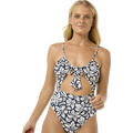 Rip Curl Las Flores Cheeky One Piece Navy