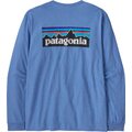 Patagonia Long-Sleeved P-6 Logo Responsibili-Tee Mens Abundant Blue