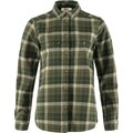 Fjällräven Värmland Heavy Flannel Shirt Womens Green-Deep Forest