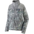 Patagonia Houdini Stash 1/2 Zip Pullover Womens Rock Wash: Thermal Blue / Salt Grey
