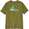 Patagonia Berm Logo Responsibili-Tee mens Graze Green