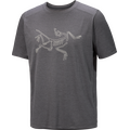 Arc'teryx Cormac Logo SS Mens Black Heather