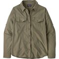 Patagonia Long-Sleeved Self Guided Sun Shirt Womens River Rock Green