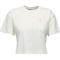 Black Diamond Diamond Crop Short Sleeve Tee Womens Off White