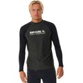 Rip Curl Shock UPF Long Sleeve Mens Black Marle