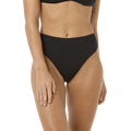 Rip Curl Premium Surf Retro High Good Coverage Bikini Bottom Black