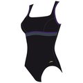 Speedo Contour 1p W AF Uimapuku Musta/Harmaa