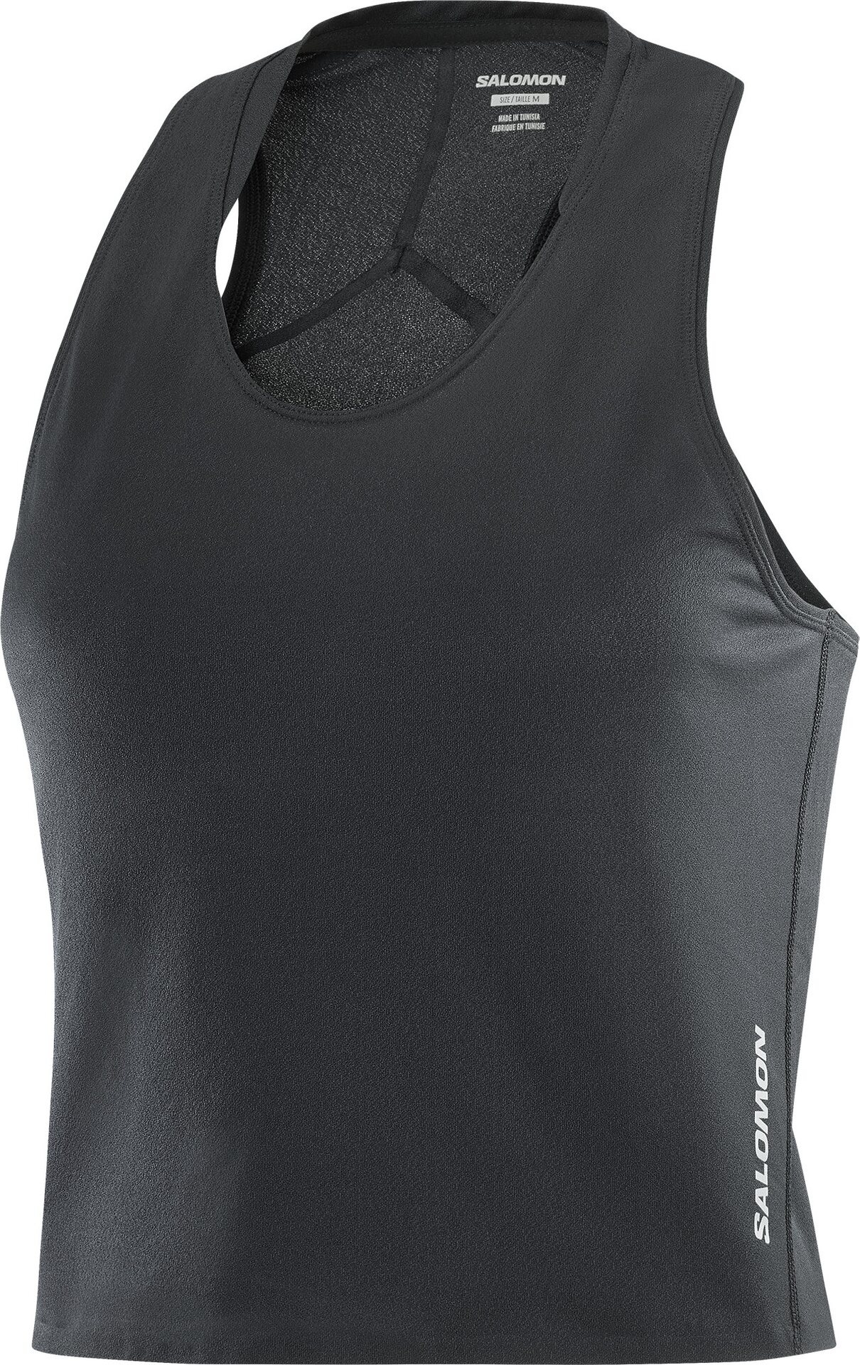 Salomon Sense Aero Short Tank Womens Deep Black