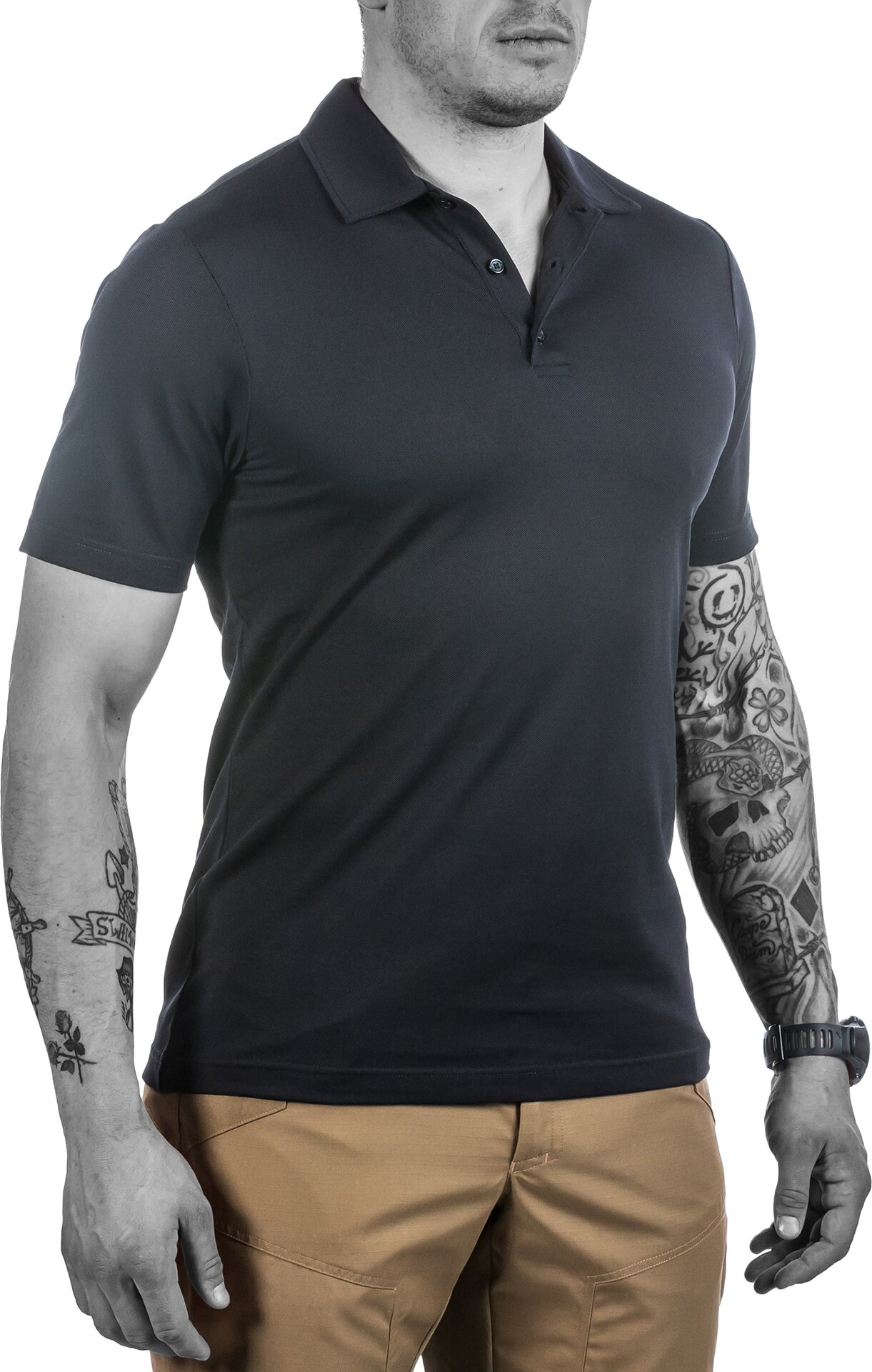 UF PRO Urban Polo Shirt Black