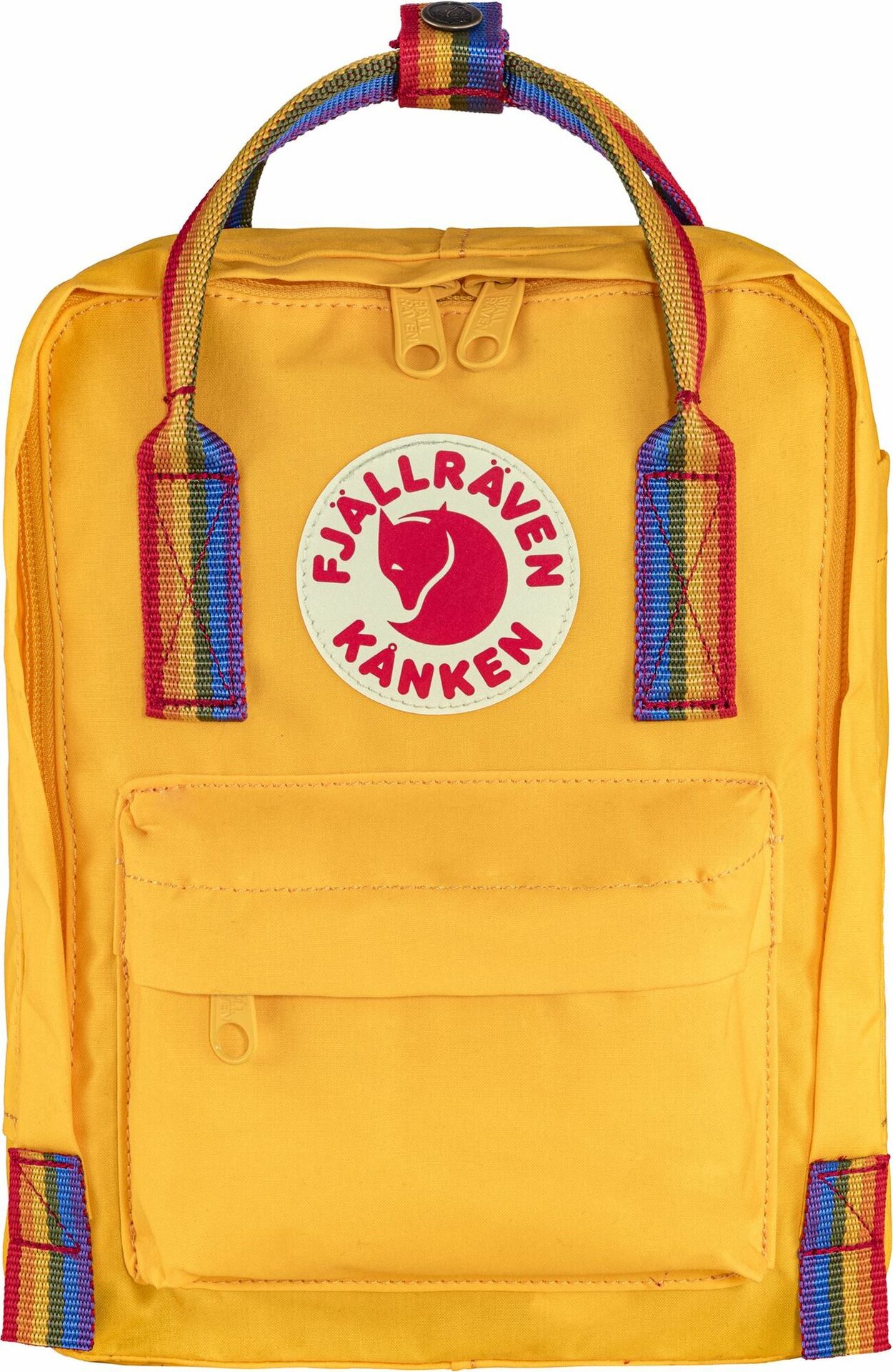 Fjällräven Kånken Rainbow Mini Warm Yellow / Rainbow Pattern (141-907)