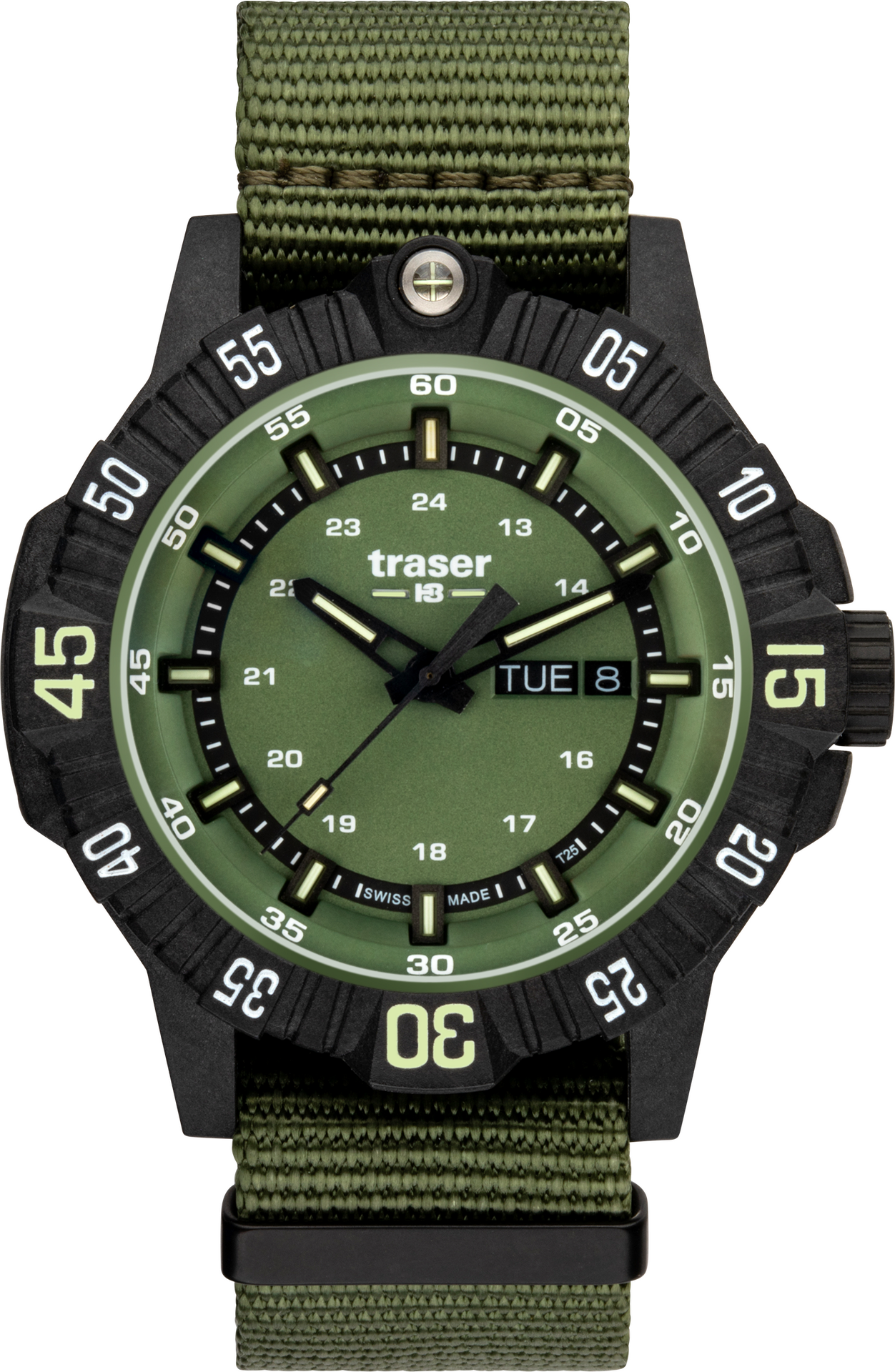 Traser P99 Q Tactical Green Nato strap