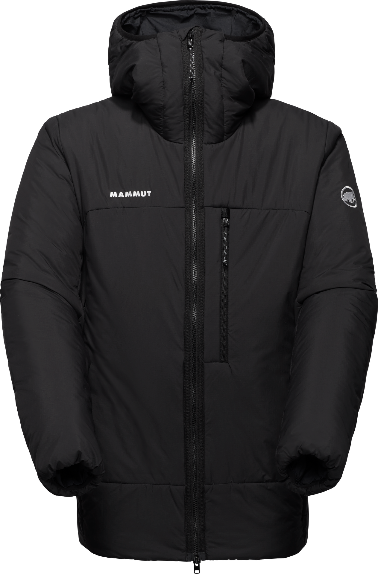 Mammut Rime Pro Belay IN Hooded Jacket Mens Black