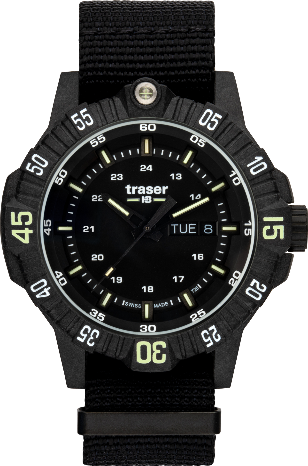 Traser P99 Q Tactical Black Nato strap