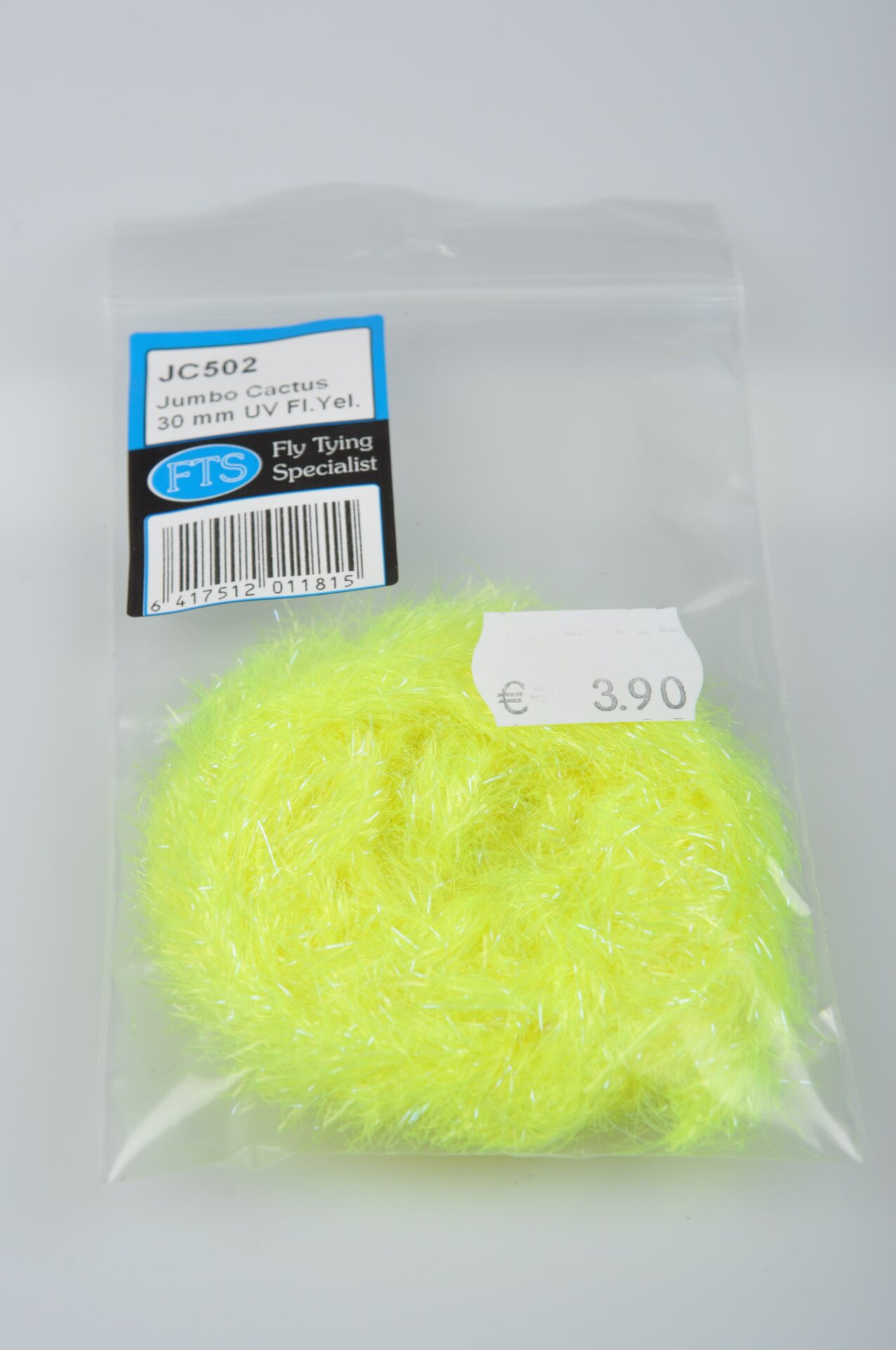 FTS Jumbo Cactus 30mm Chenille UV Fl. Keltainen