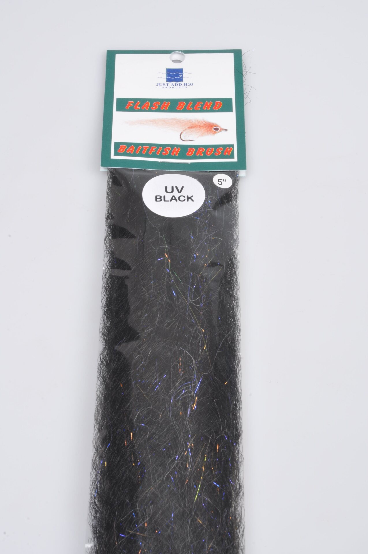 H2O Flash Blend Baitfish Brush 5" UV Black