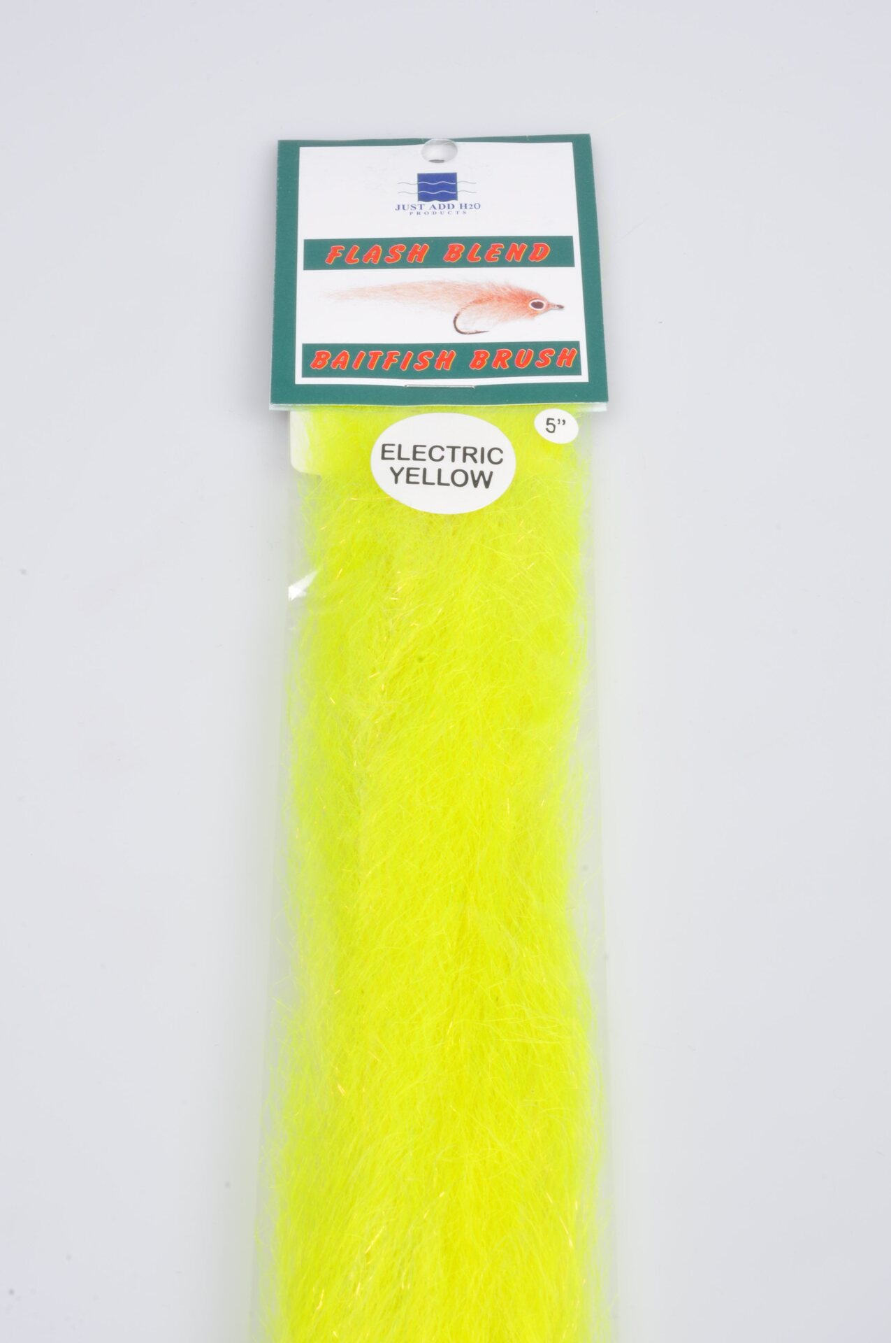 H2O Flash Blend Baitfish Brush 5" Electric Yellow