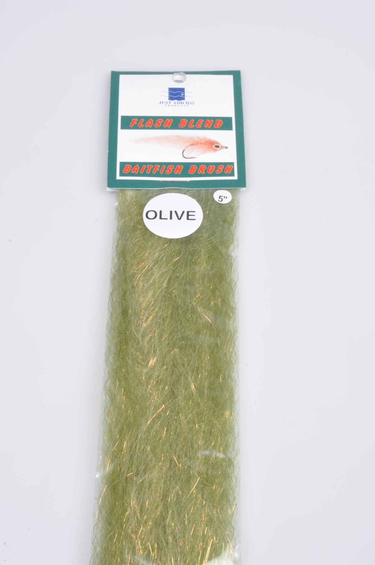H2O Flash Blend Baitfish Brush 5" Olive