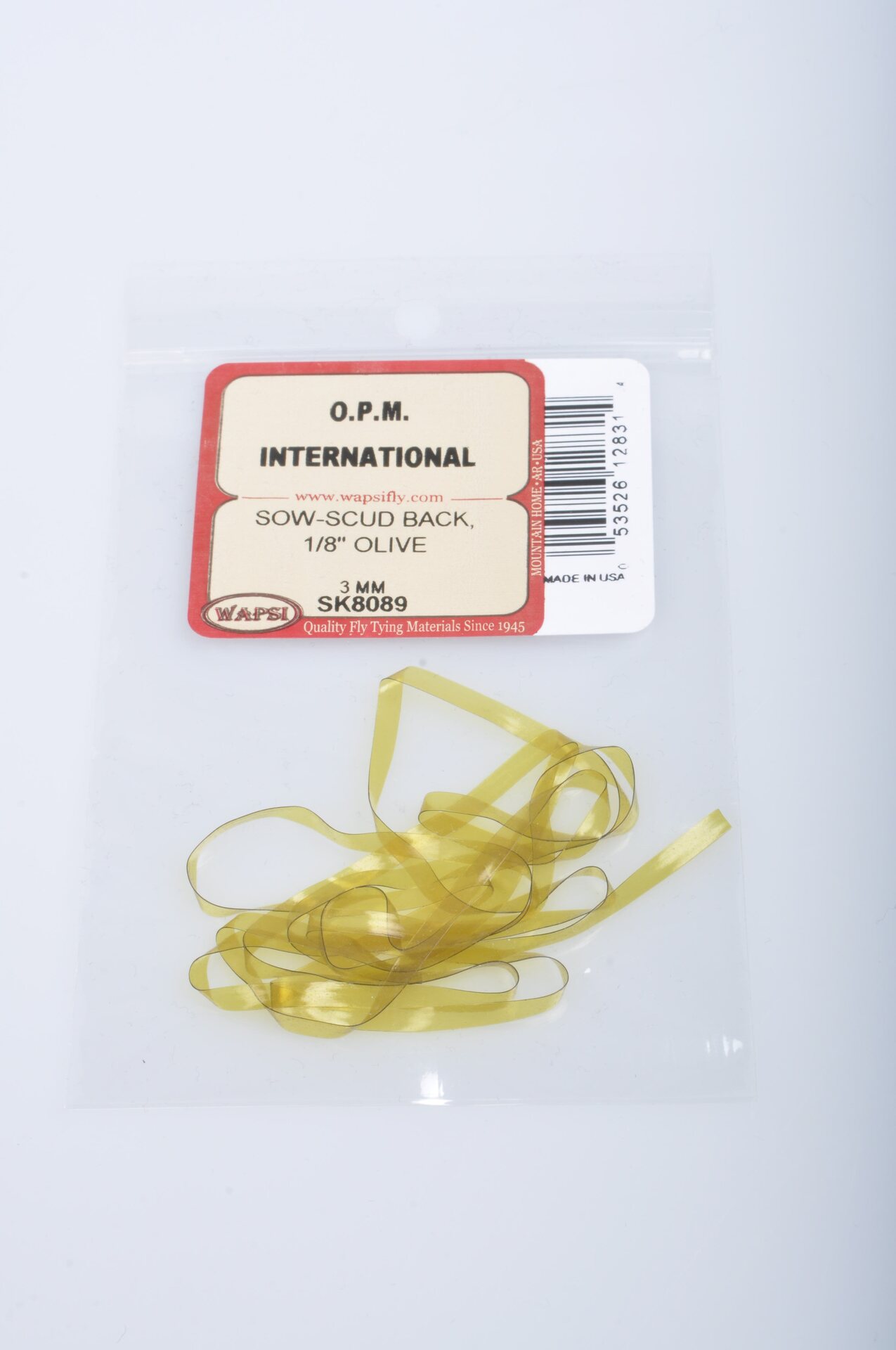 Wapsi Sow - Scud Back 1/8" 3mm Oliivi