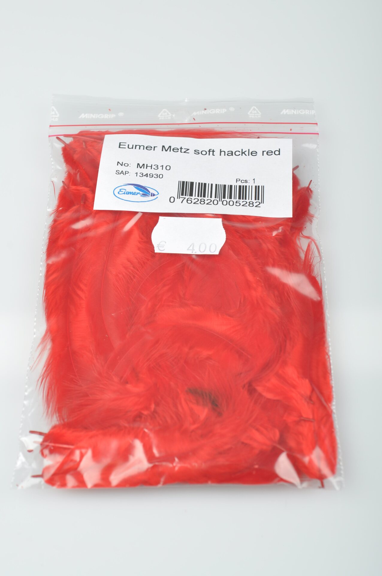 Hareline Metz Soft Hackle Red
