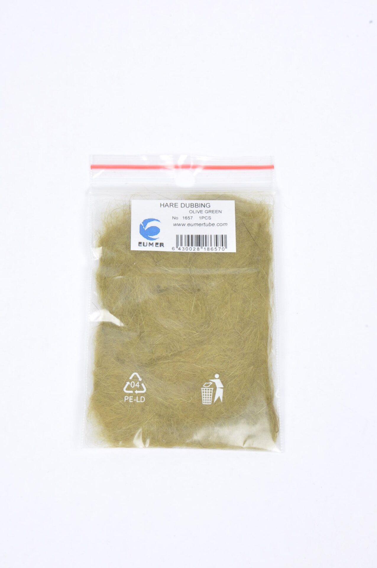 Jänisdubbing Olive Green