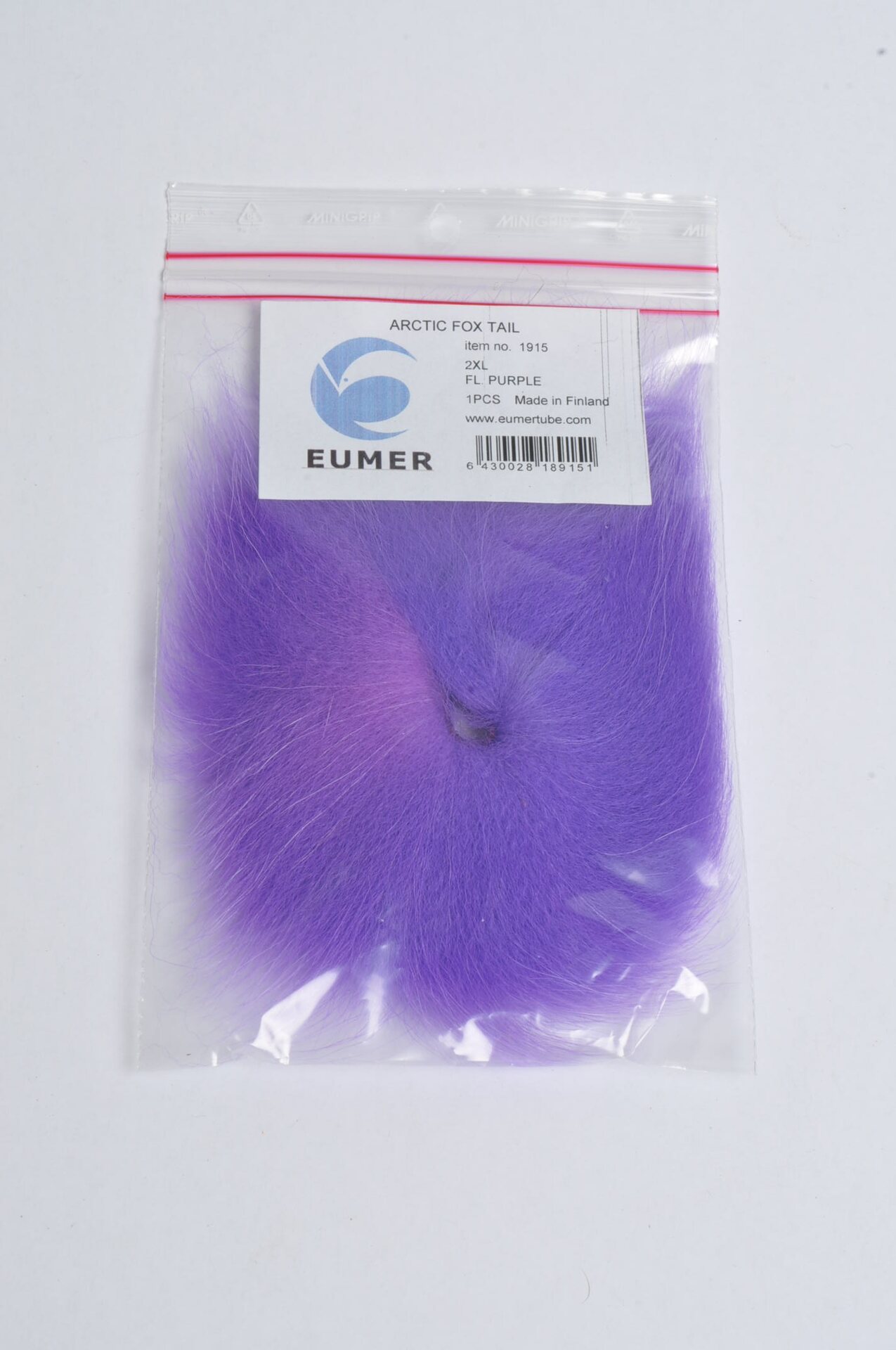 Arctic Fox Tail 2XL Fl. Purple