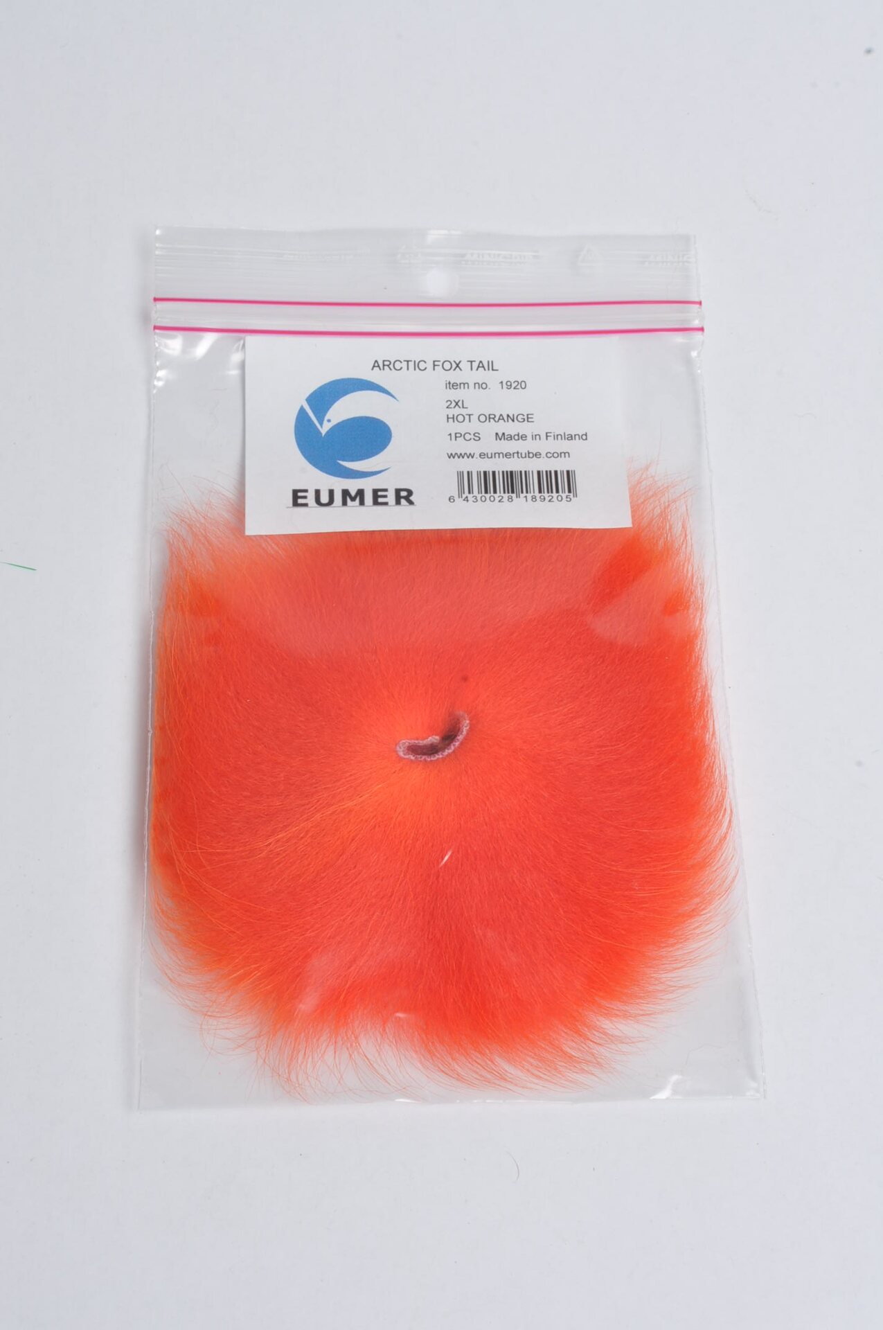 Arctic Fox Tail 2XL Hot Orange