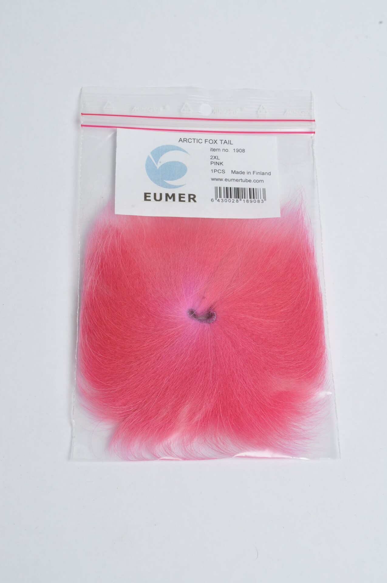 Arctic Fox Tail 2XL Pink
