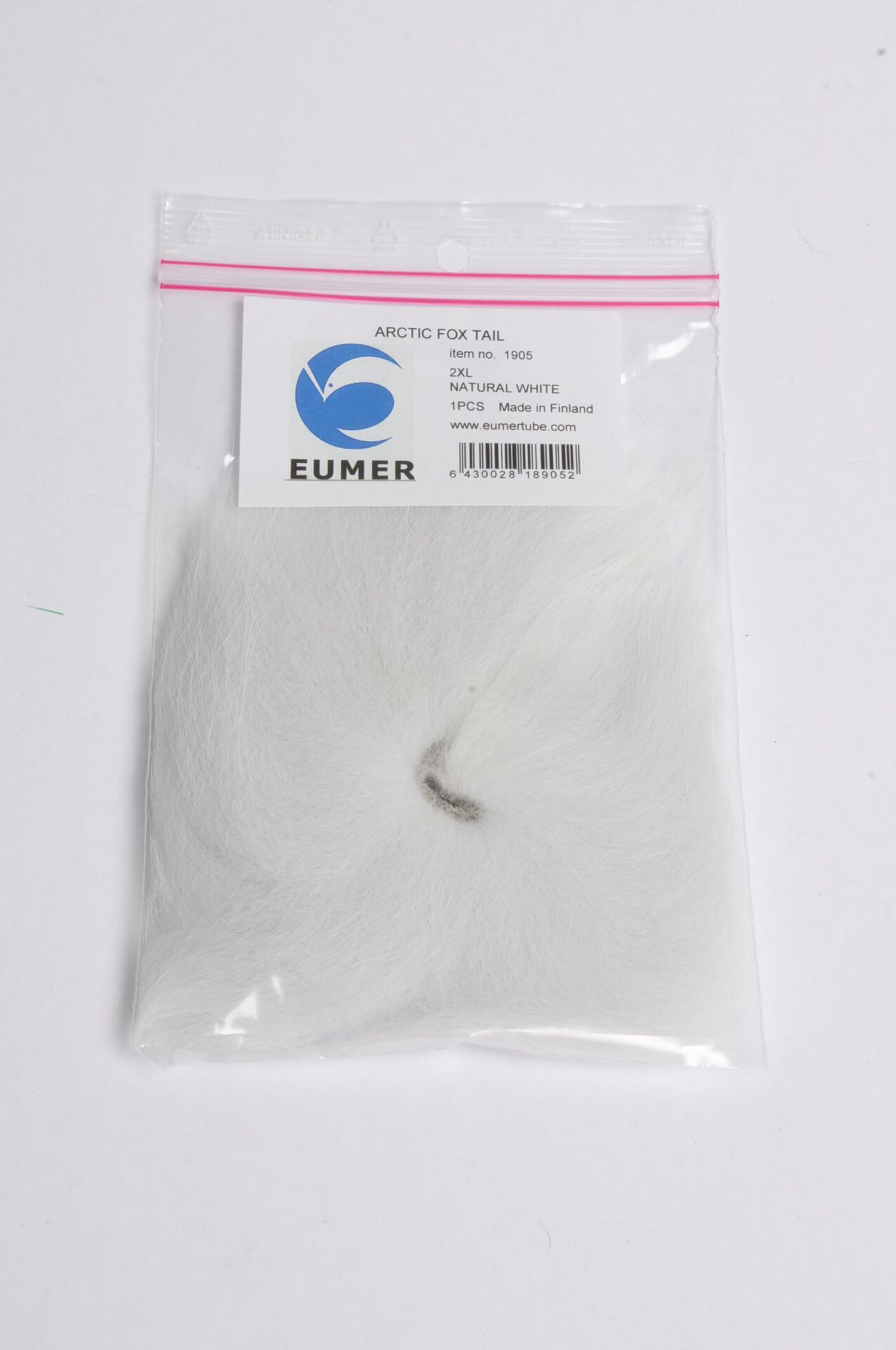 Arctic Fox Tail 2XL Natural White