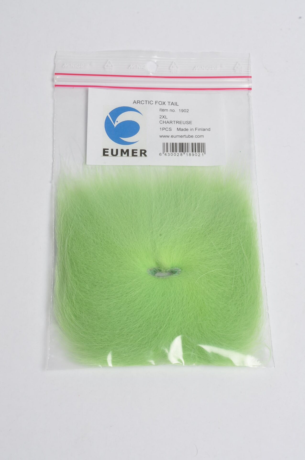Arctic Fox Tail 2XL Chartreuse