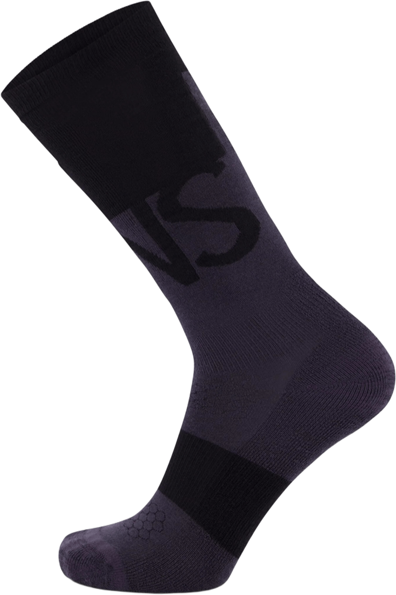Mons Royale Ultra Cushion Merino Snow Sock Black / 9 Iron
