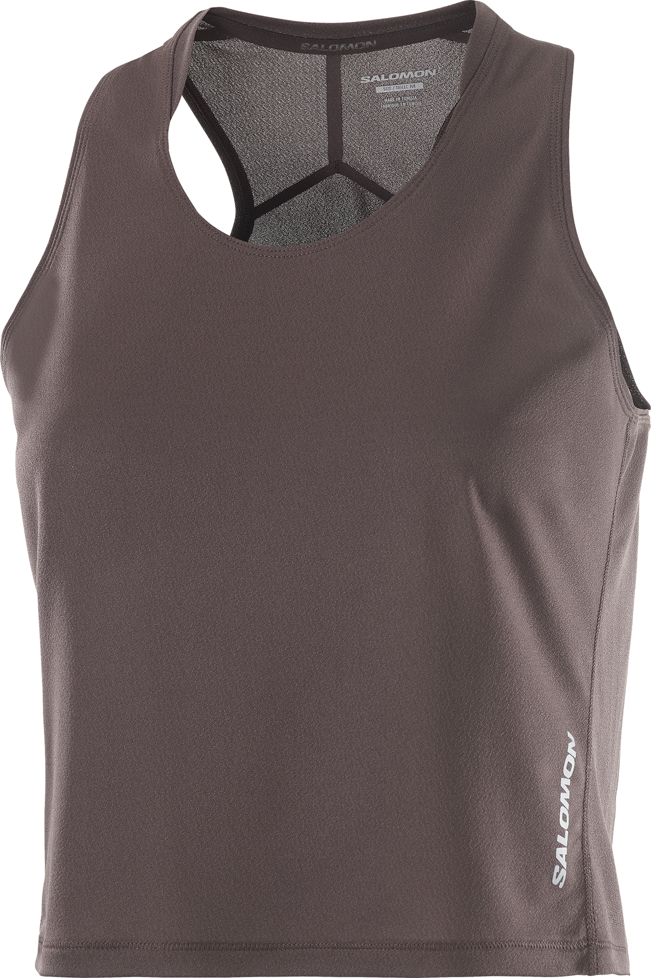 Salomon Sense Aero Short Tank Womens Coffee Bean