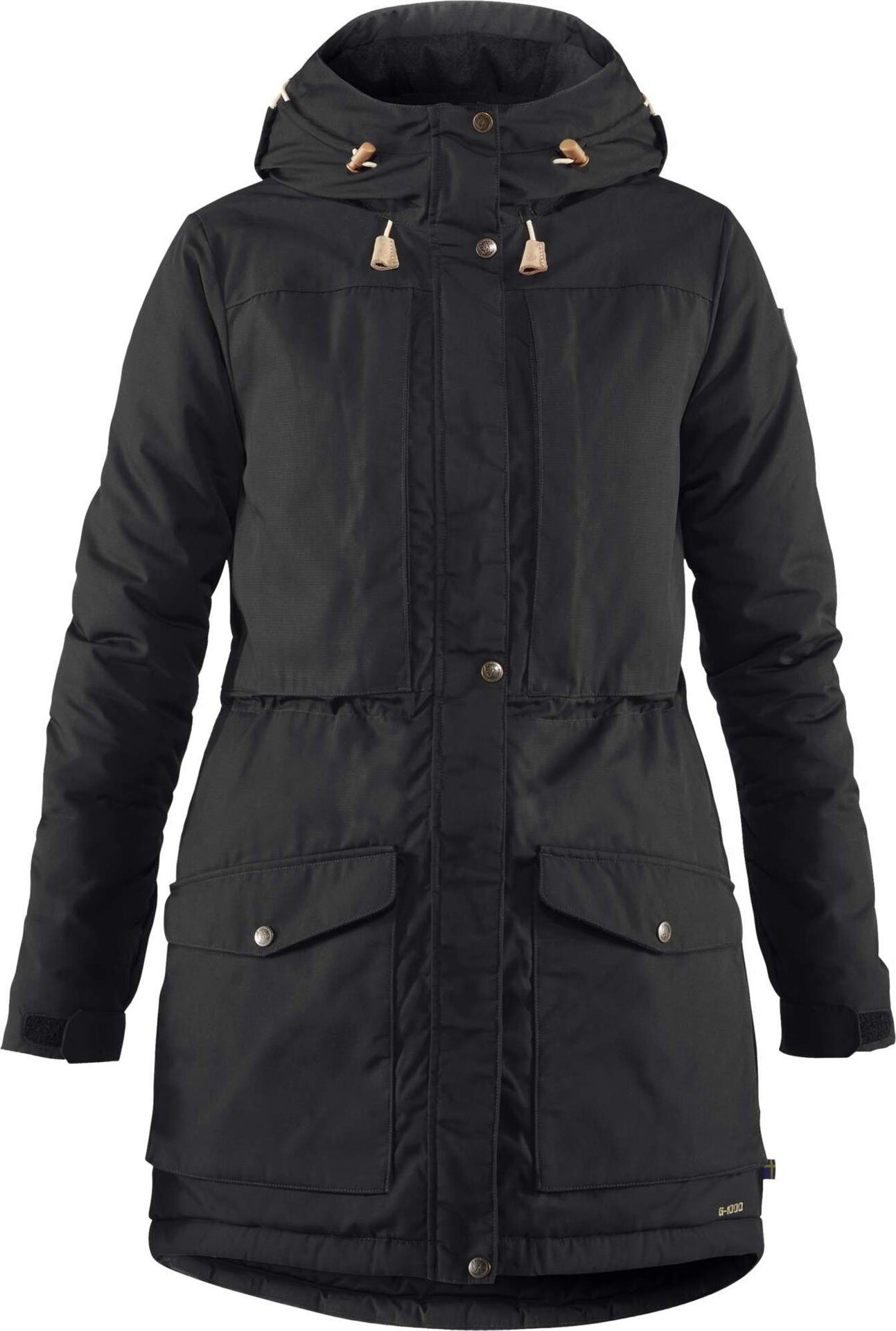 Fjällräven Singi Wool Padded Parka Womens Black (550)