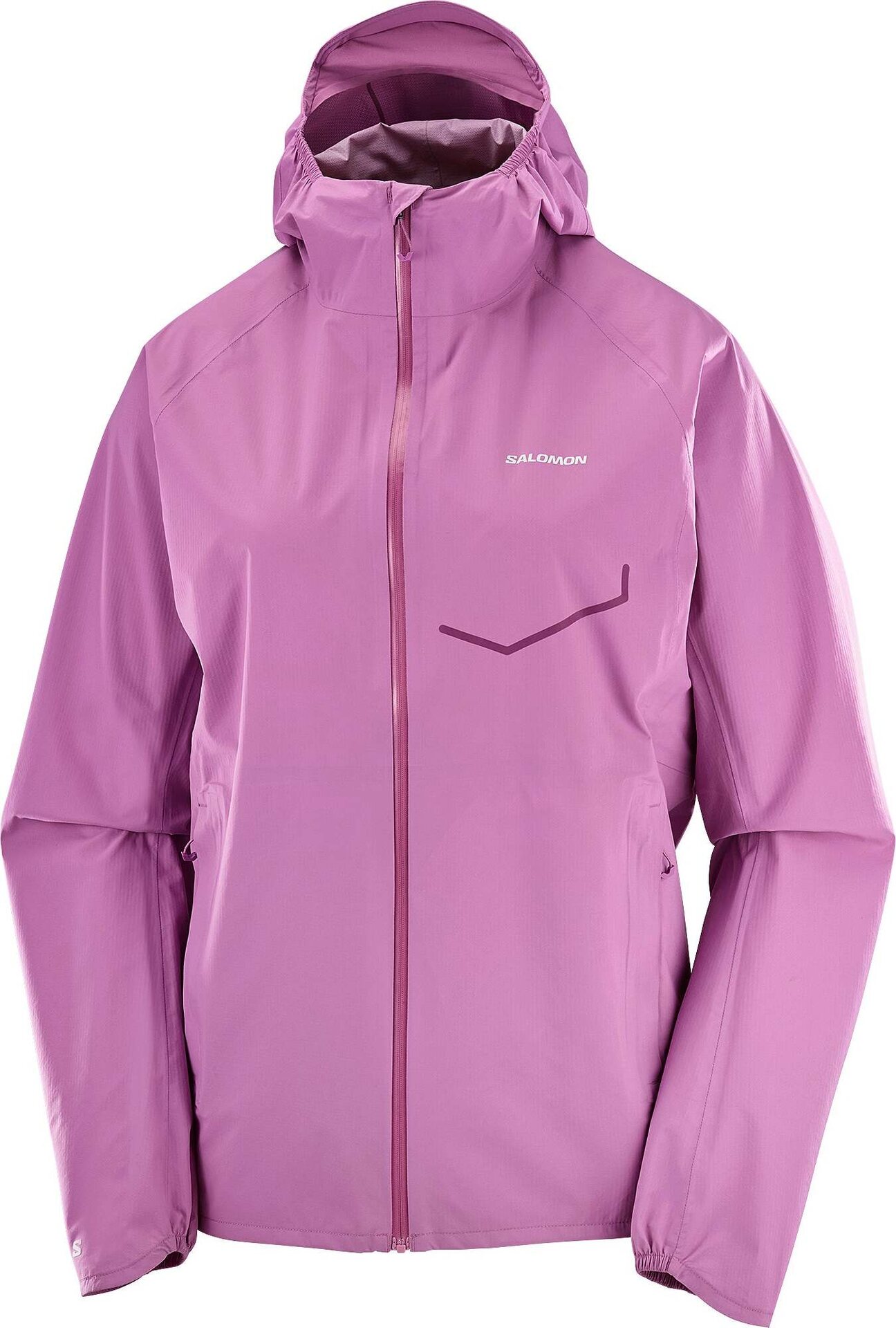 Salomon Bonatti Waterproof Jacket Womens Iris Orchid