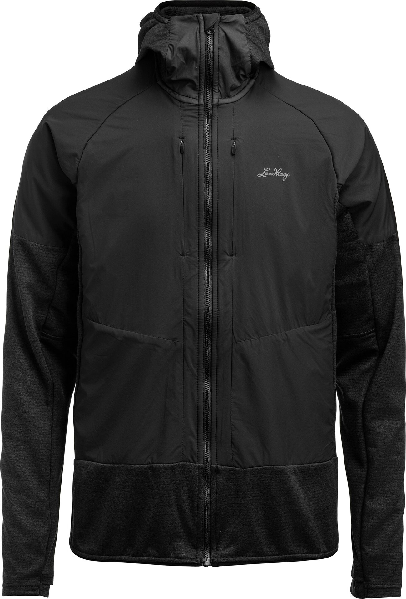 Lundhags Padje Windbreaker Hoodie Mens Black (10000)