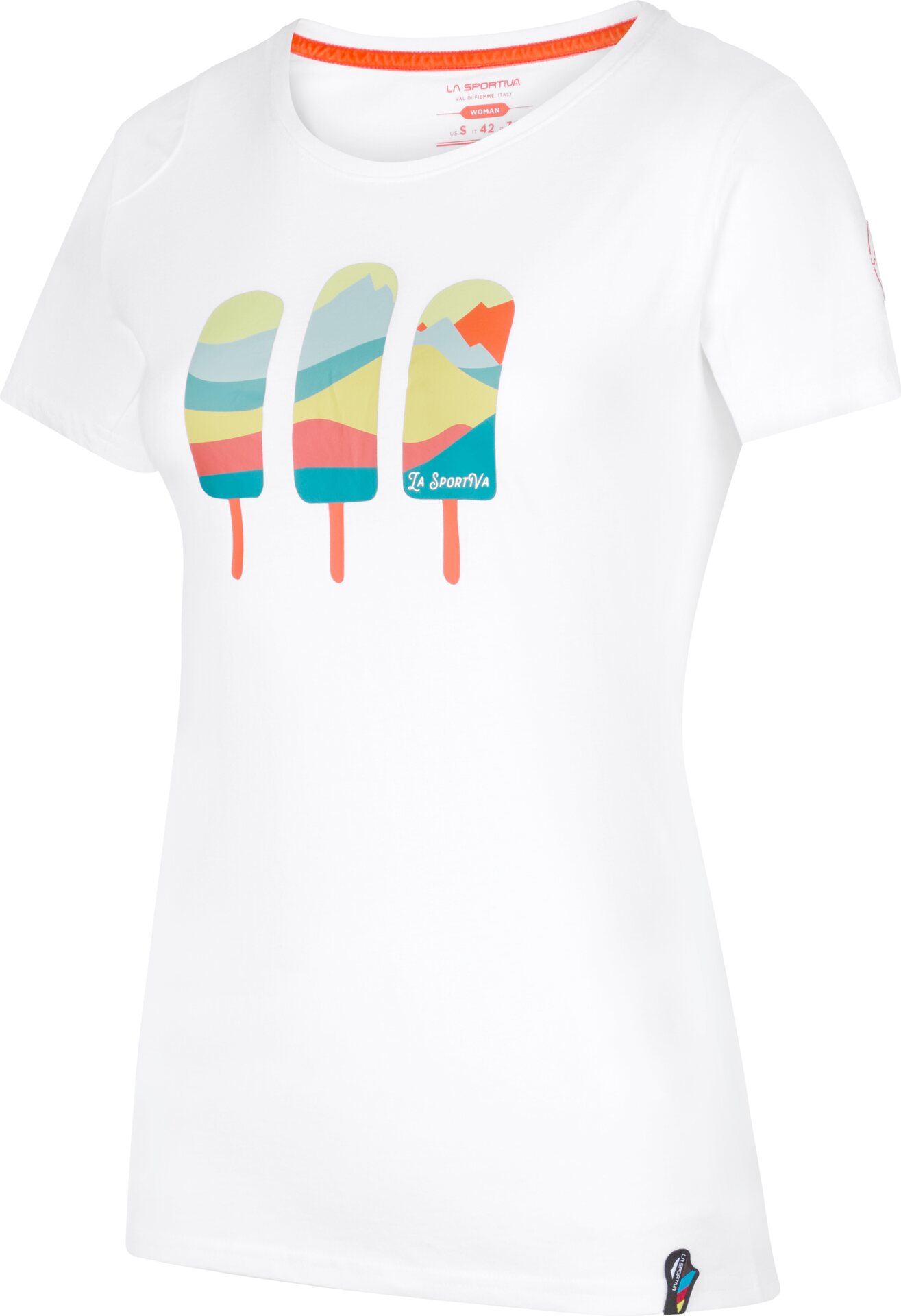 La Sportiva Icy Mountains T-Shirt Womens White