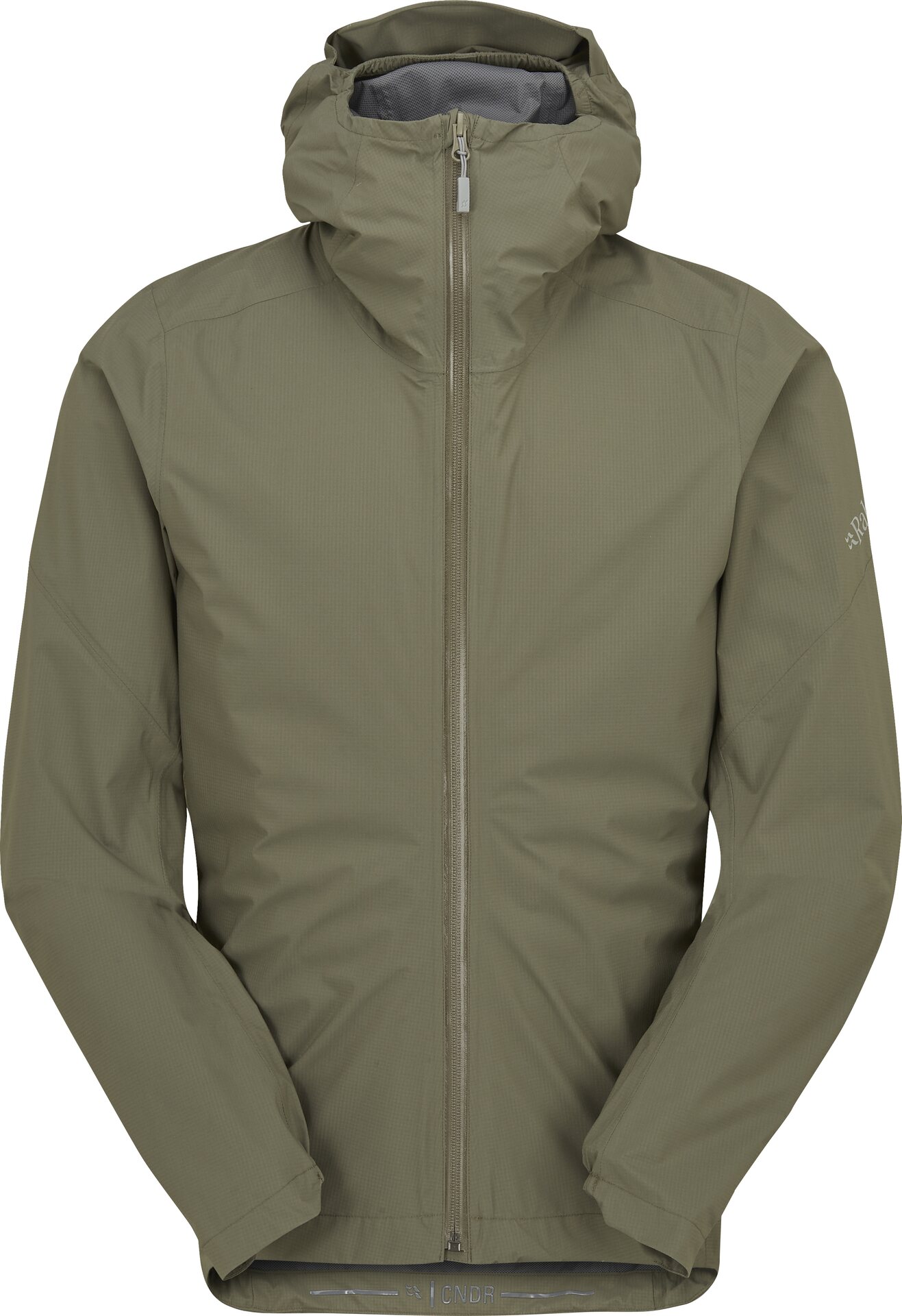 Rab Cinder Downpour Light Jacket Mens Light Khaki